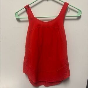 Lululemon Red Sleeveless Women's Top tank